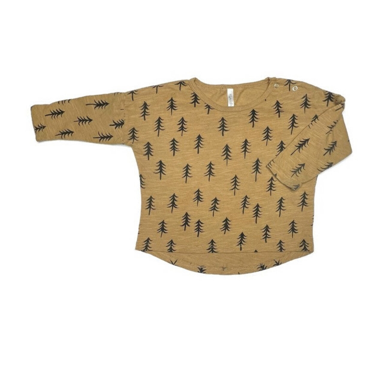 Rylee & Cru X Le Petit Organic Evergreen Long Sleeve Tee