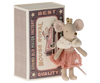 Maileg Princess Mouse, Little Sister In Matchbox(Ships In December)