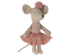 Maileg Ballerina Mouse, Little Sister - Rose(Ships In November)