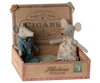 Maileg Mom & Dad Mice In Cigarbox(Ships In November)