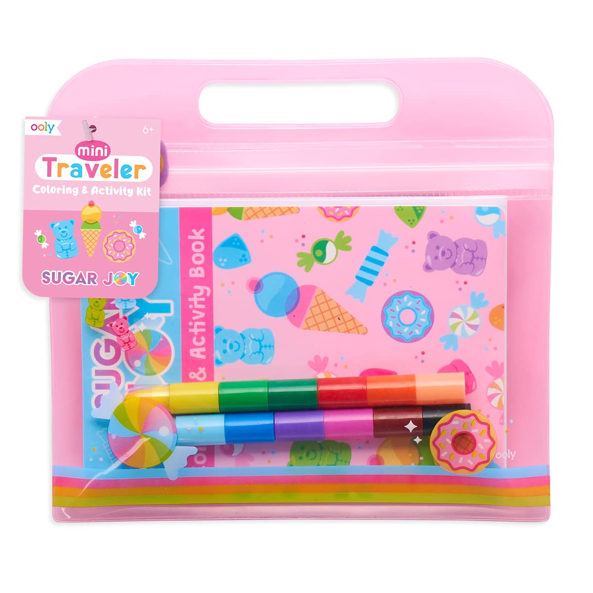 Ooly Mini Traveler Coloring & Activity Kit - Sugar Joy