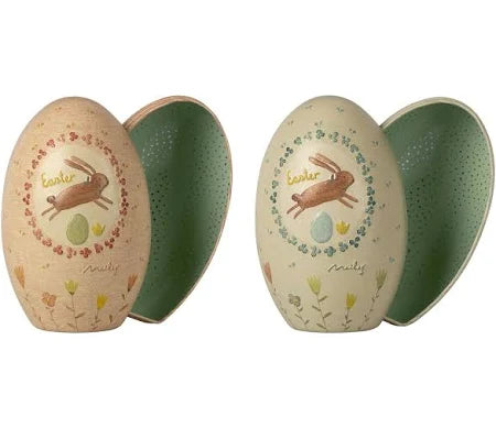 Maileg Easter Egg Set, Metal - 2 ass.
