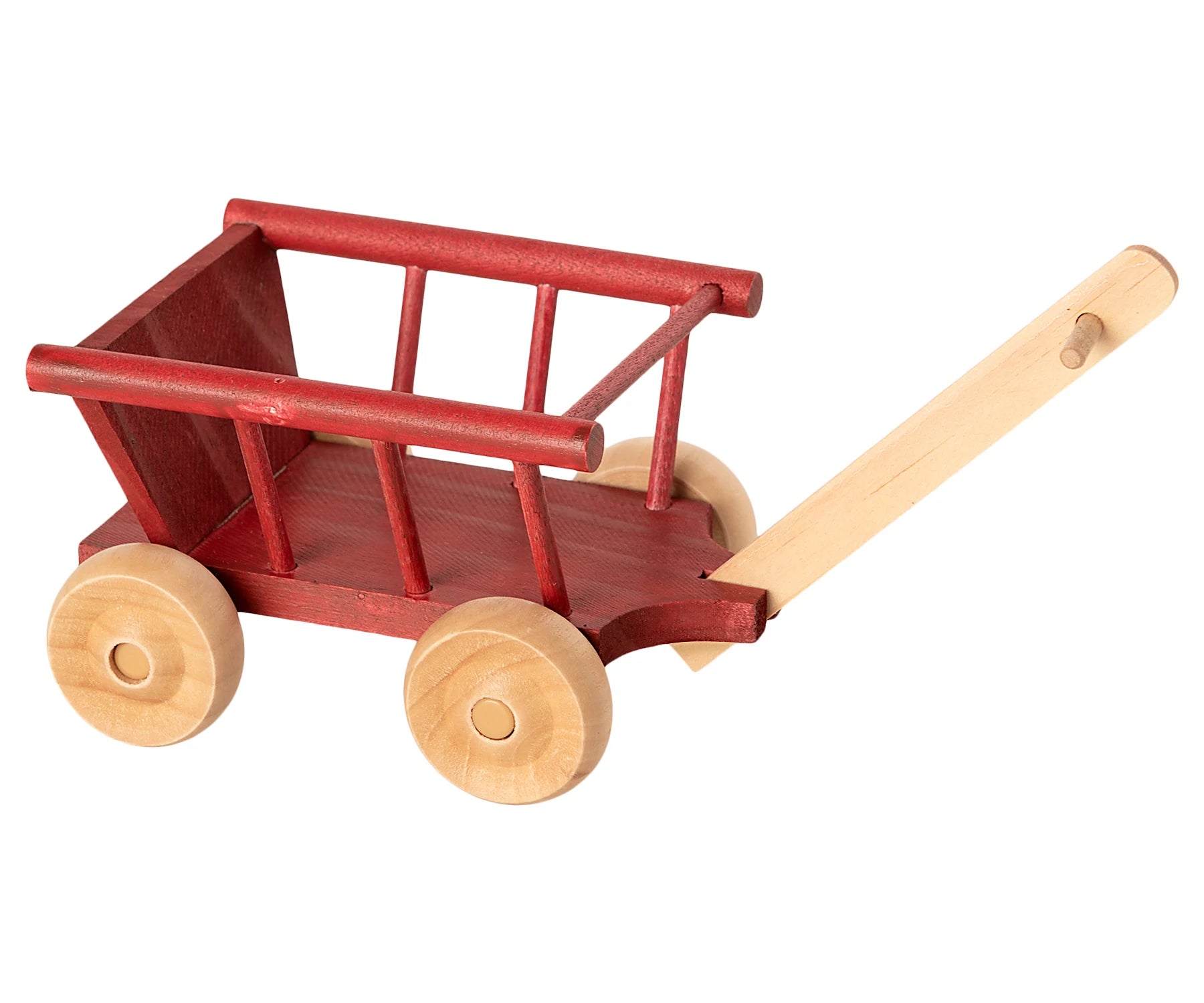 Maileg Micro Wagon - Dusty Red