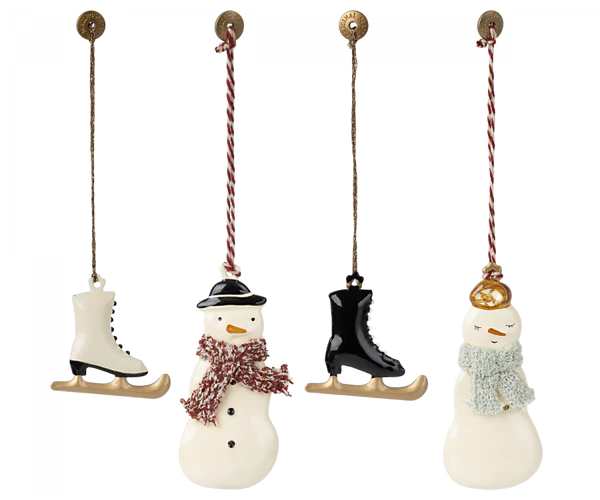Maileg Metal ornament Set - Winter Wonderland