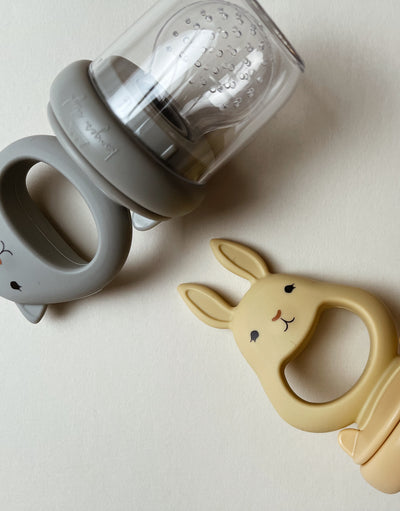 Konges Slojd Silicone Fruit Feeding Pacifier - Bunny