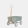 Olli Ella Rattan Wonder Wagon - Vintage Blue
